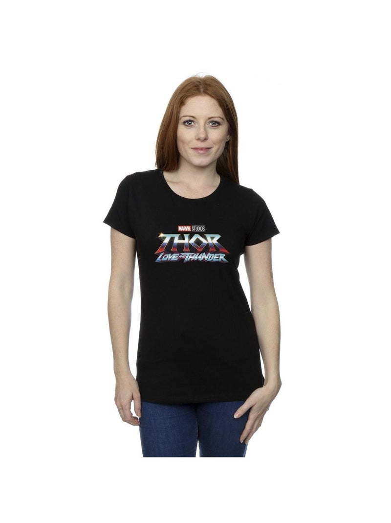 Marvel - T-shirt LOVE AND THUNDER Noir - Kiabi