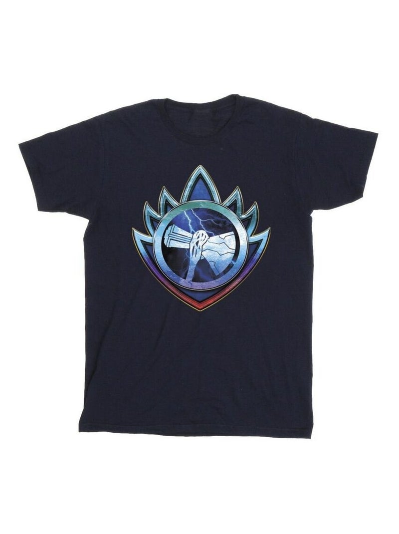 Marvel - T-shirt LOVE AND THUNDER STORMBREAKER Bleu marine - Kiabi