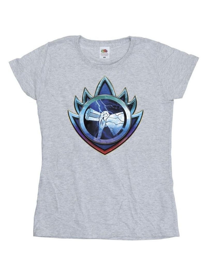 Marvel - T-shirt LOVE AND THUNDER STORMBREAKER Gris chiné - Kiabi