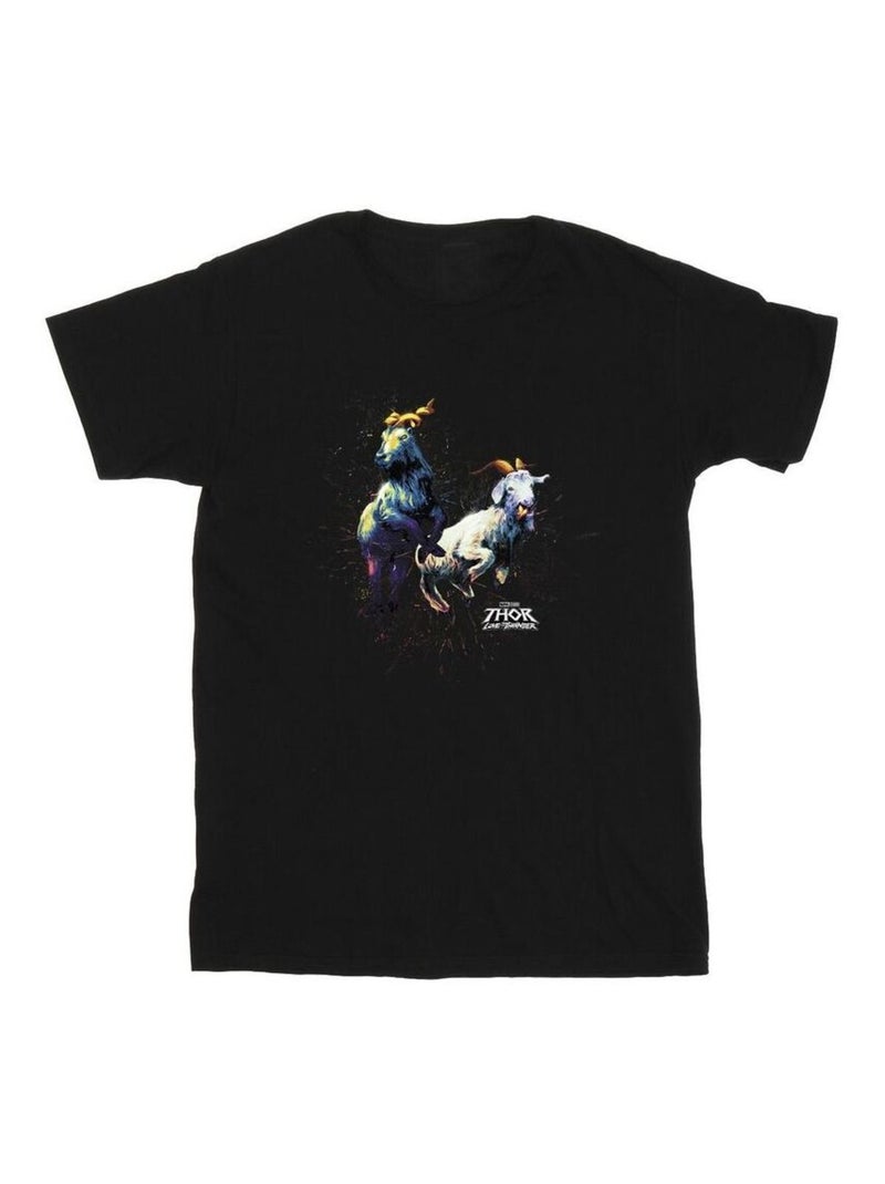 Marvel - T-shirt LOVE AND THUNDER TOOTHGNASHER Noir - Kiabi