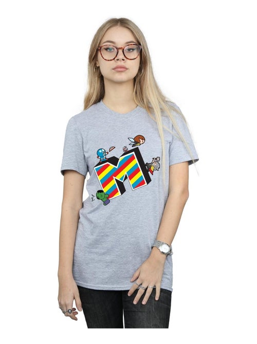 Marvel - T-shirt M IS FOR MARVEL - Kiabi