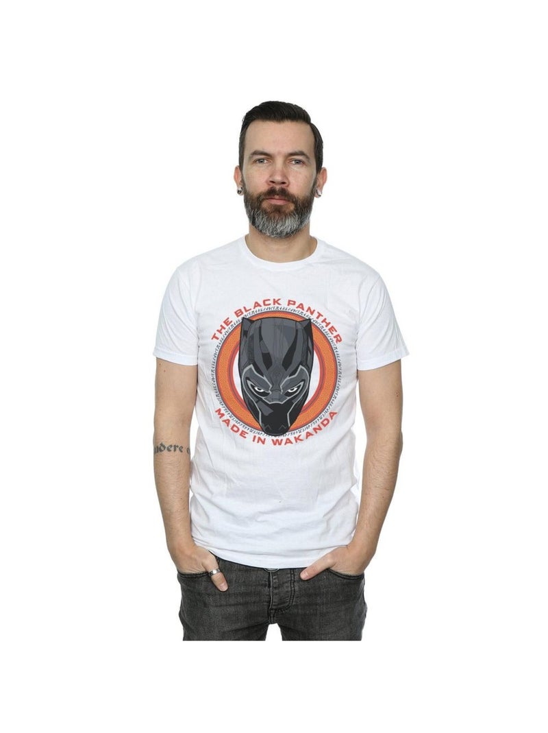 Marvel - T-shirt MADE IN WAKANDA Blanc - Kiabi