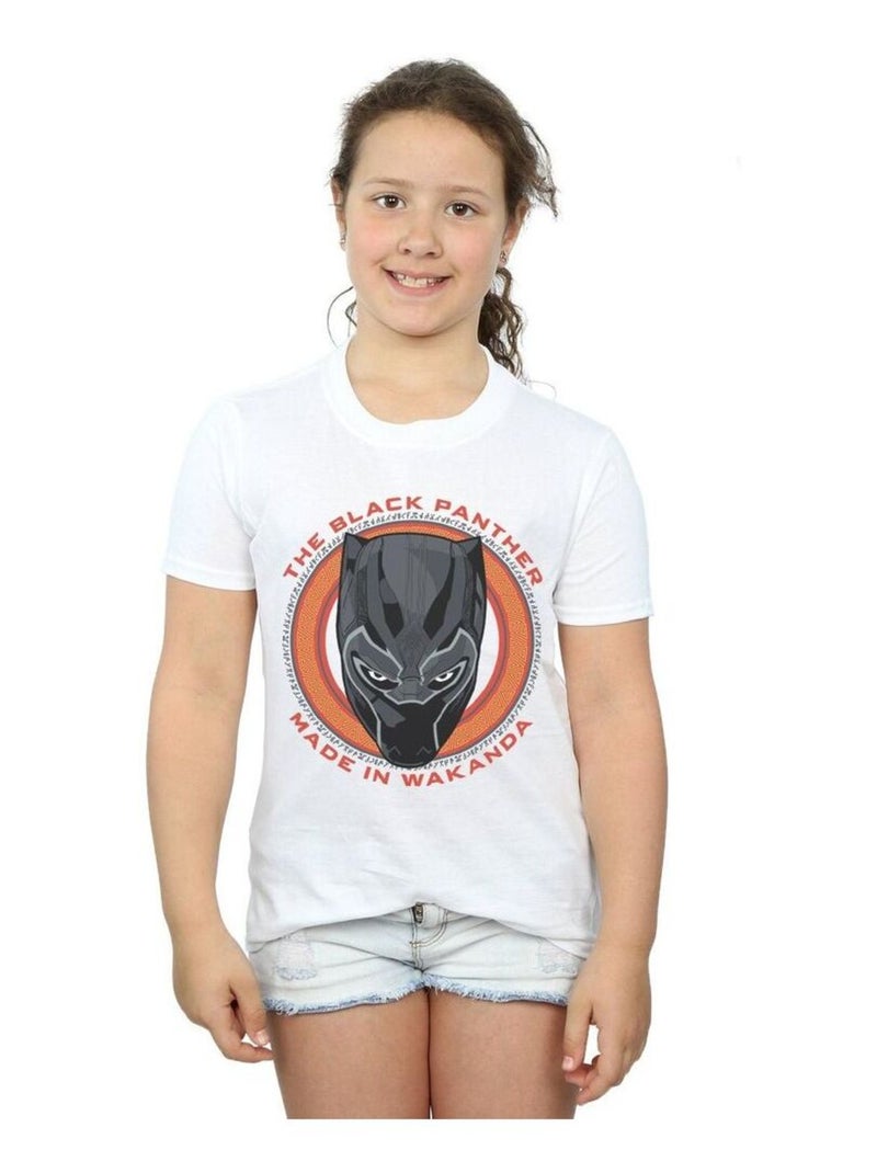 Marvel - T-shirt MADE IN WAKANDA Blanc - Kiabi