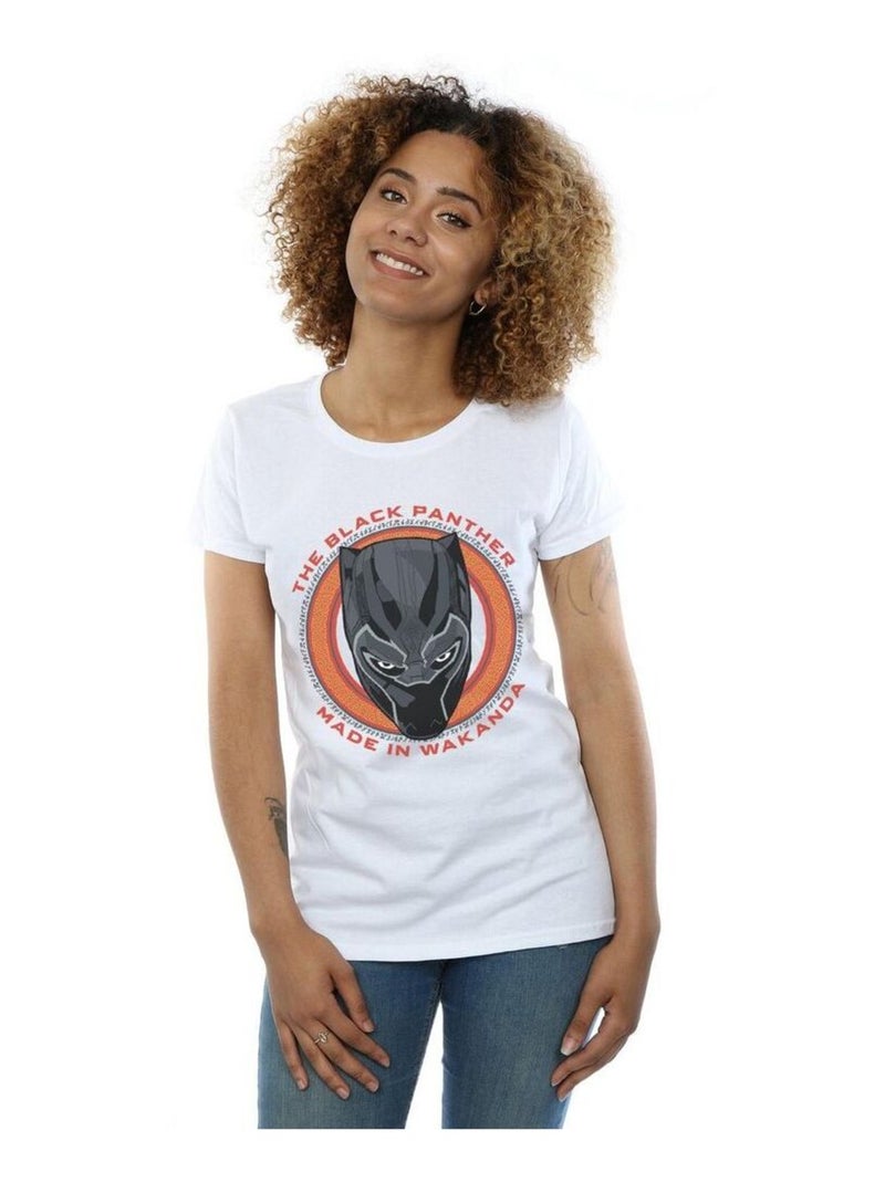Marvel - T-shirt MADE IN WAKANDA Blanc - Kiabi