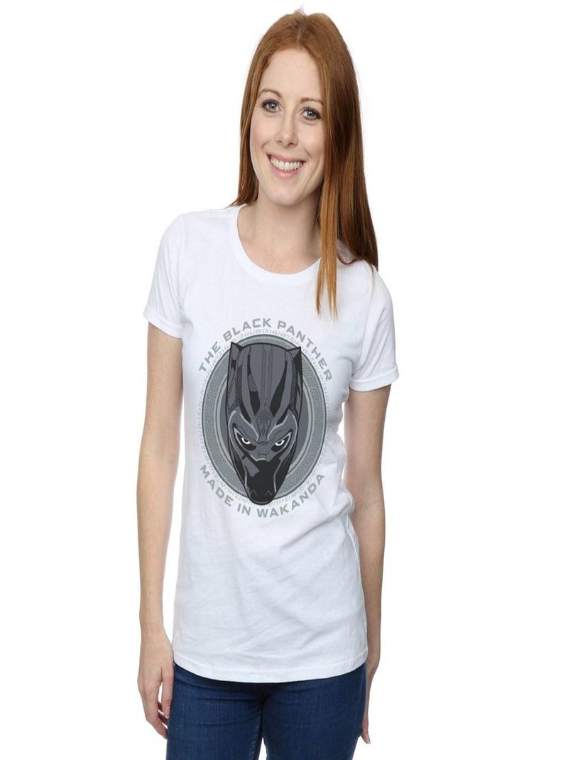 Marvel - T-shirt MADE IN WAKANDA Blanc - Kiabi