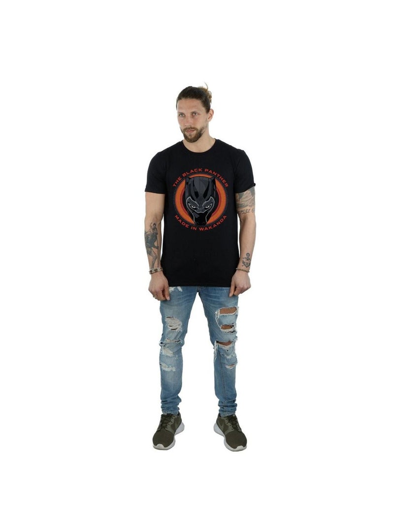 Marvel - T-shirt MADE IN WAKANDA Noir - Kiabi