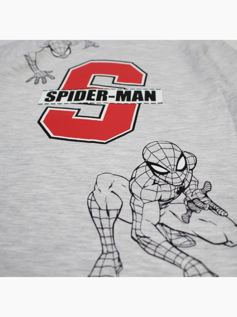 Marvel - T-shirt manches courtes garçon à imprimé Gris - Kiabi
