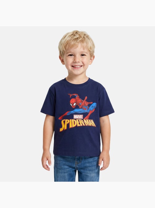 Marvel - t-shirt manches courtes imprimé, col rond - Kiabi