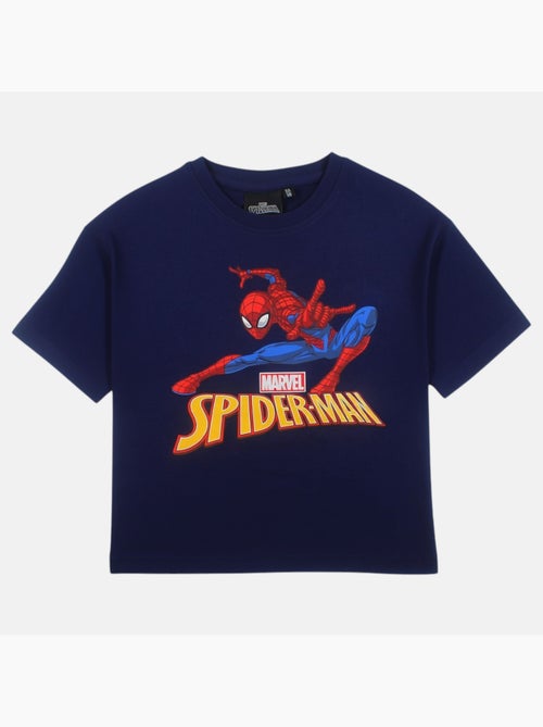 Marvel - t-shirt manches courtes imprimé, col rond - Kiabi