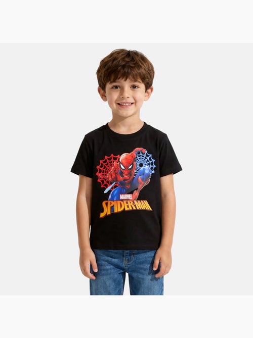 Marvel - t-shirt manches courtes imprimé, col rond - Kiabi