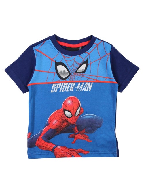 Marvel - t-shirt manches courtes imprimé, coupe droite et col rond - Kiabi