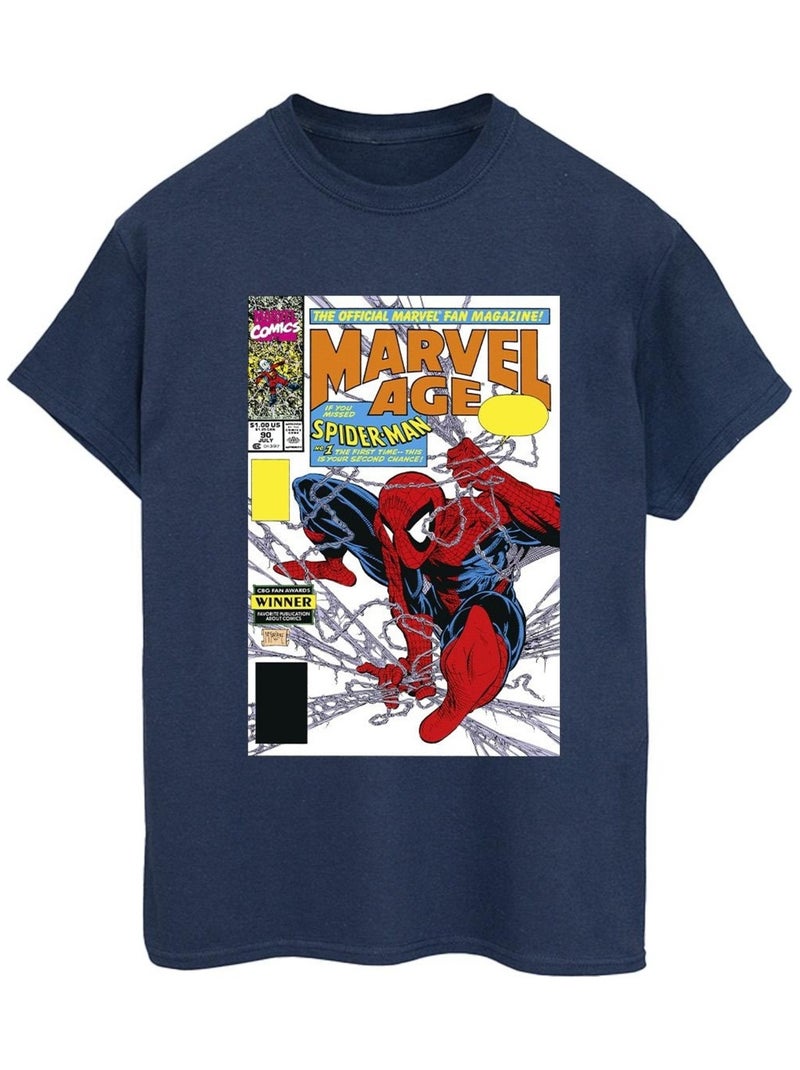 Marvel - T-shirt MARVEL AGE Bleu marine - Kiabi