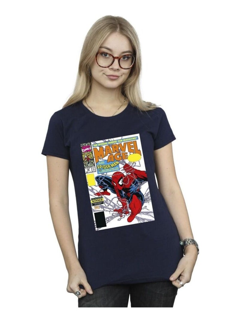 Marvel - T-shirt MARVEL AGE Bleu marine - Kiabi