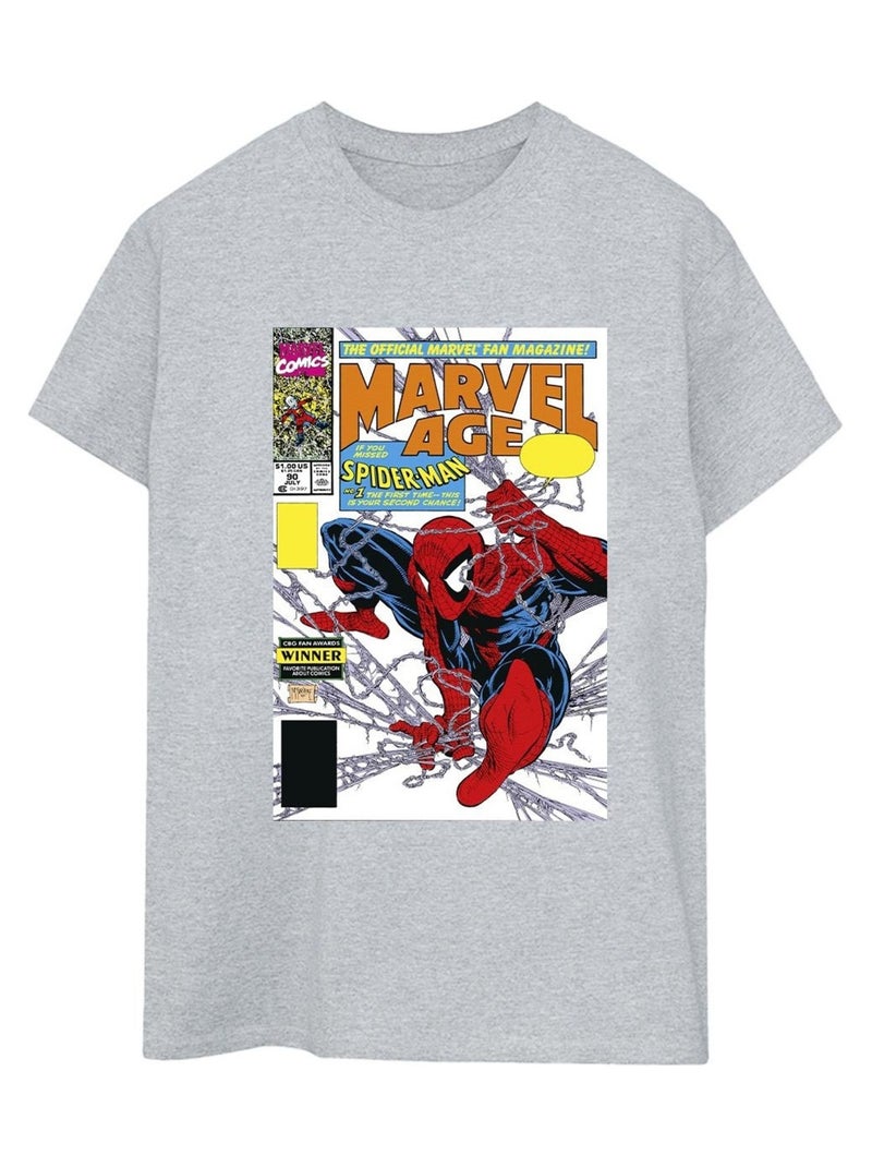 Marvel - T-shirt MARVEL AGE Gris chiné - Kiabi