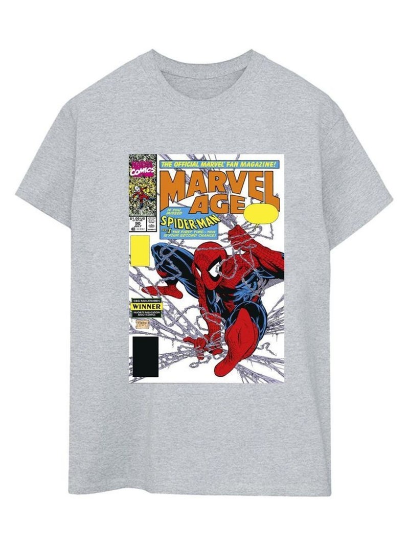 Marvel - T-shirt MARVEL AGE Gris chiné - Kiabi