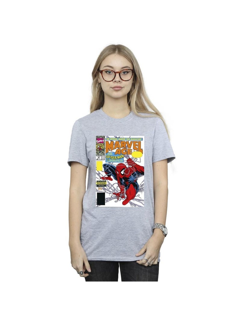 Marvel - T-shirt MARVEL AGE Gris chiné - Kiabi