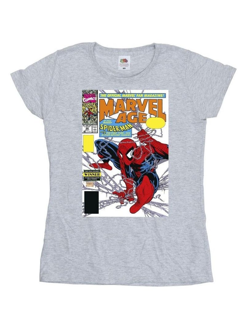Marvel - T-shirt MARVEL AGE Gris chiné - Kiabi