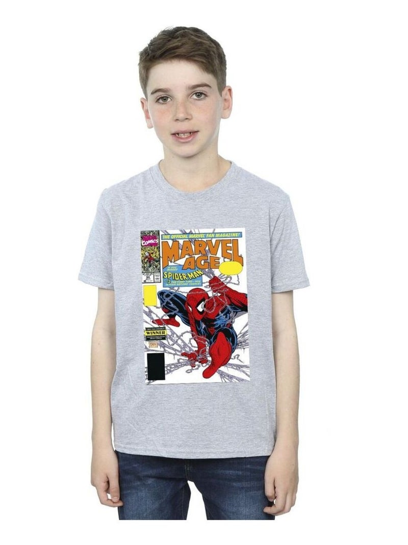 Marvel - T-shirt MARVEL AGE Gris chiné - Kiabi