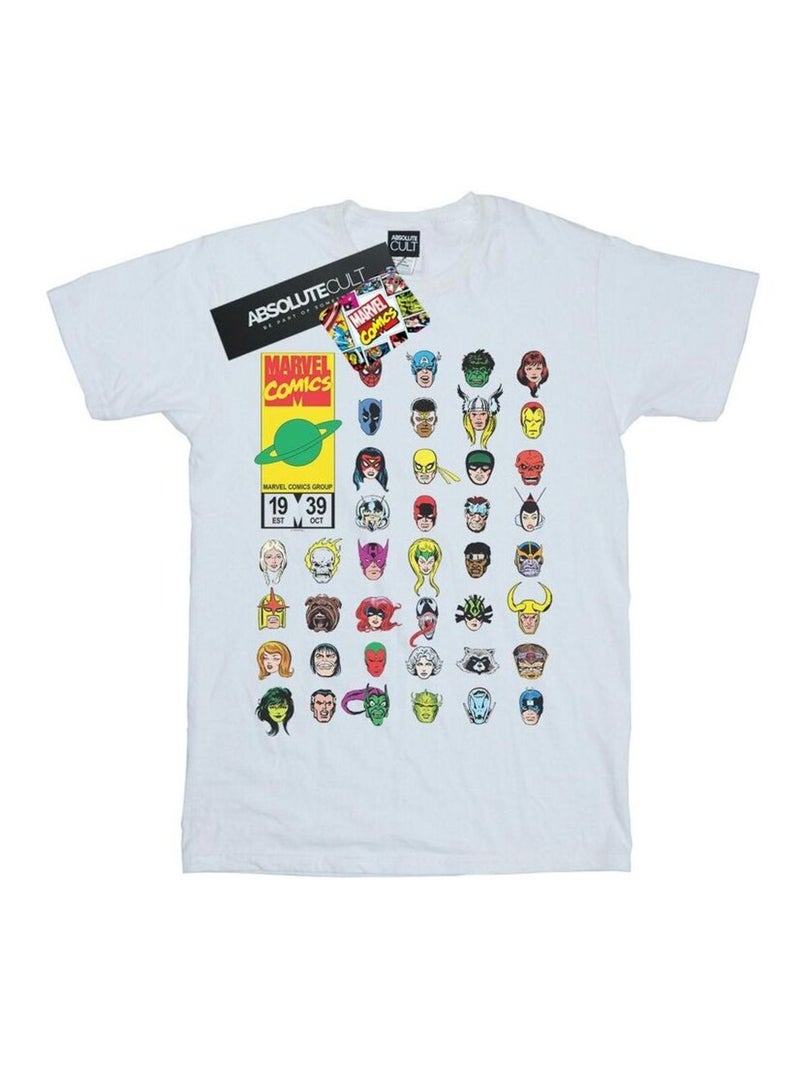 Marvel - T-shirt MARVEL Blanc - Kiabi