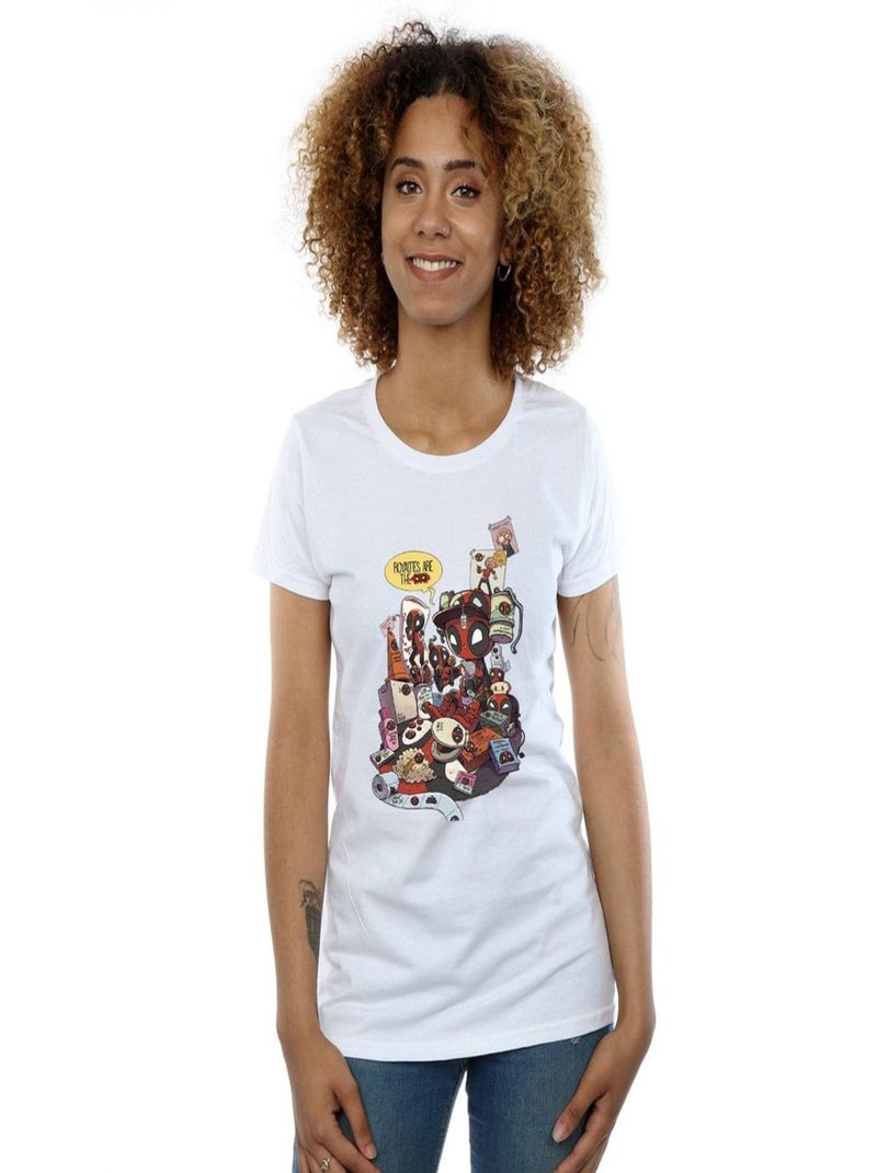 Marvel - T-shirt MERCHANDISE ROYALTIES Blanc - Kiabi