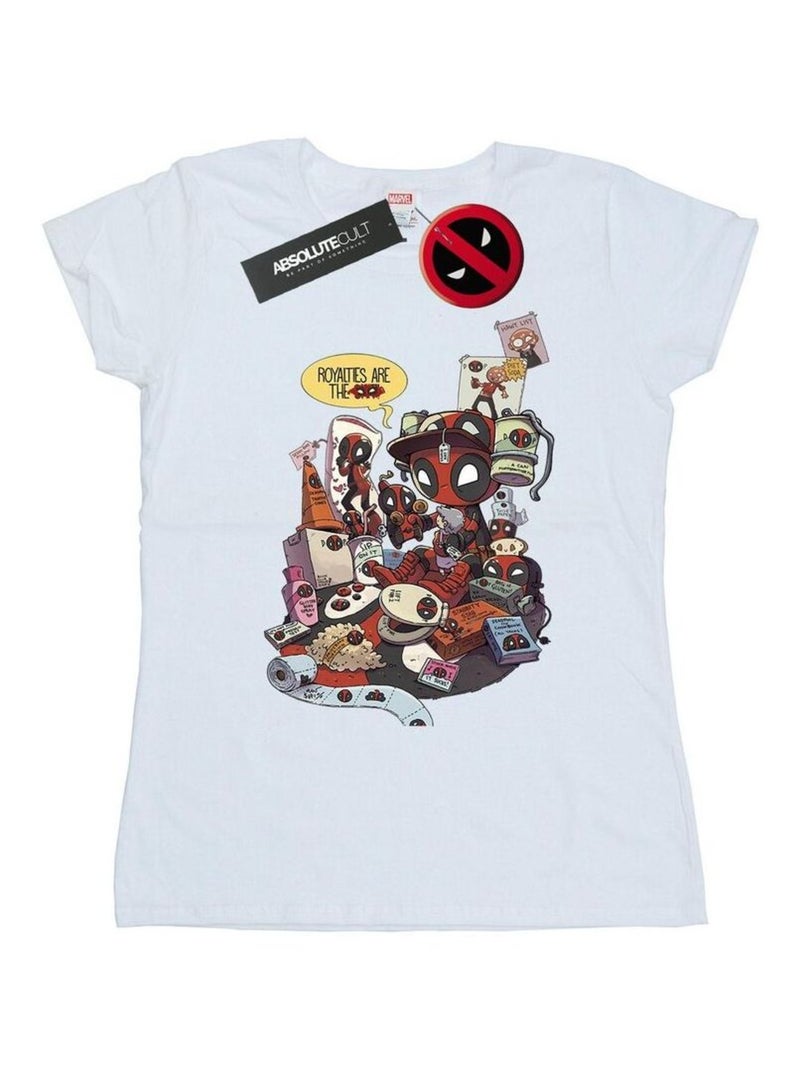 Marvel - T-shirt MERCHANDISE ROYALTIES Blanc - Kiabi