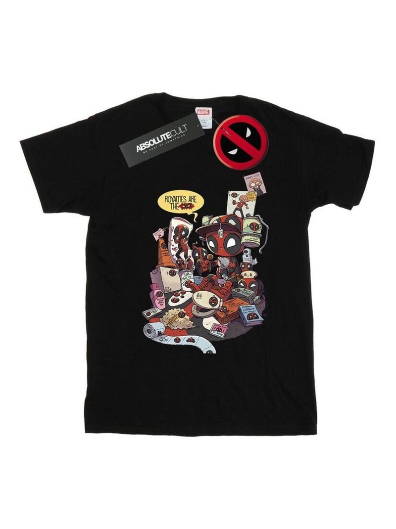 Marvel - T-shirt MERCHANDISE ROYALTIES Noir - Kiabi