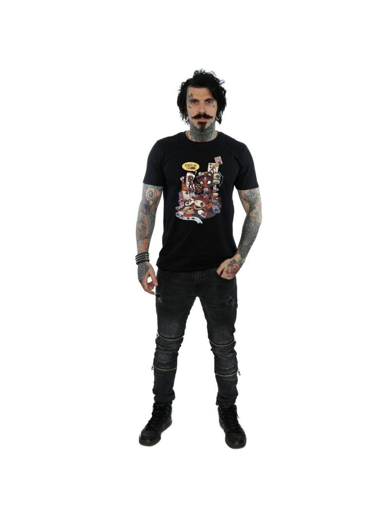 Marvel - T-shirt MERCHANDISE ROYALTIES Noir - Kiabi