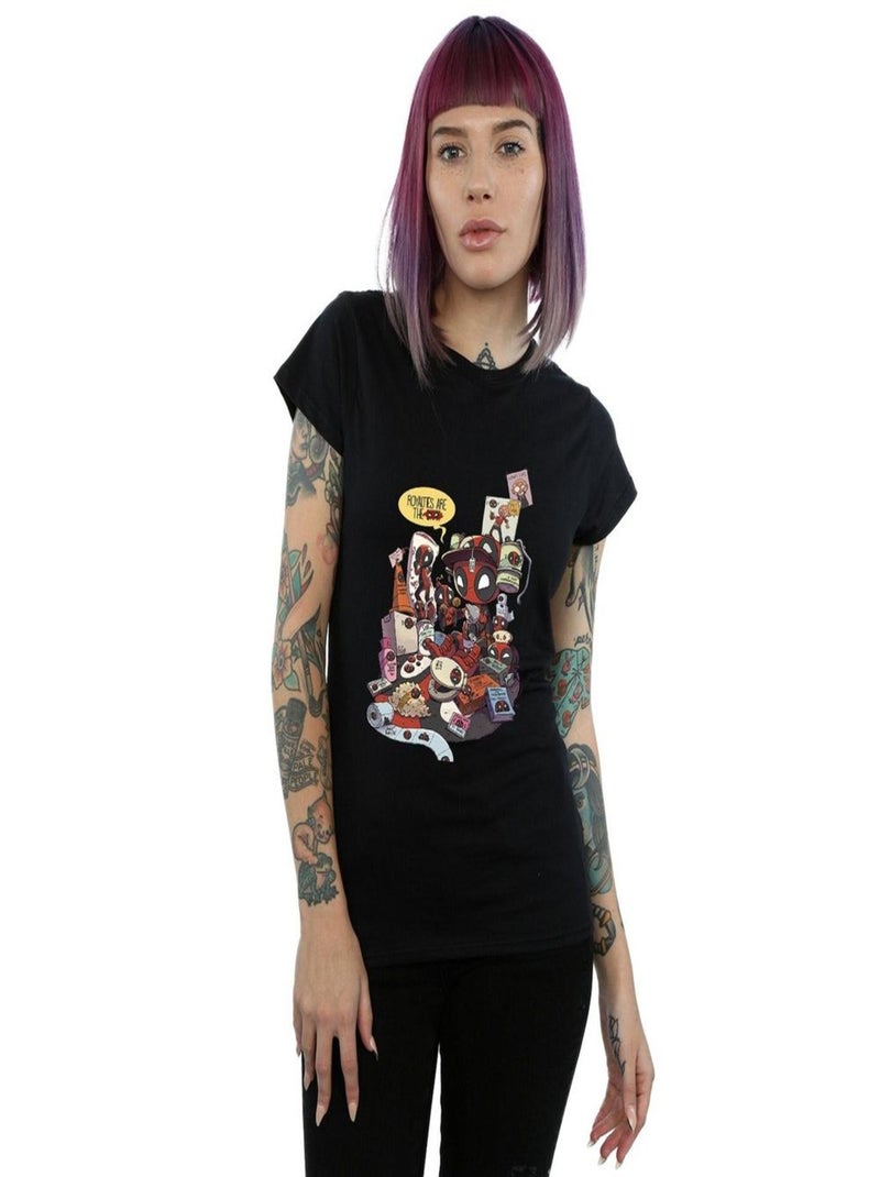 Marvel - T-shirt MERCHANDISE ROYALTIES Noir - Kiabi