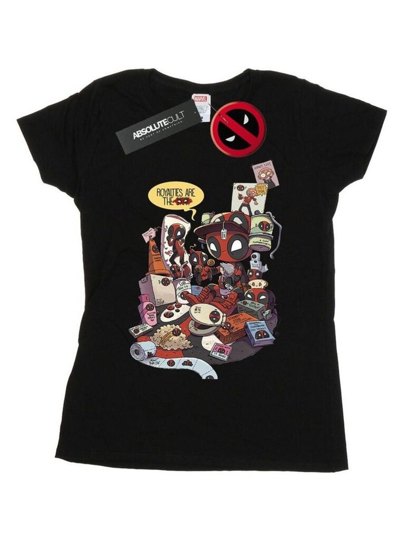 Marvel - T-shirt MERCHANDISE ROYALTIES Noir - Kiabi