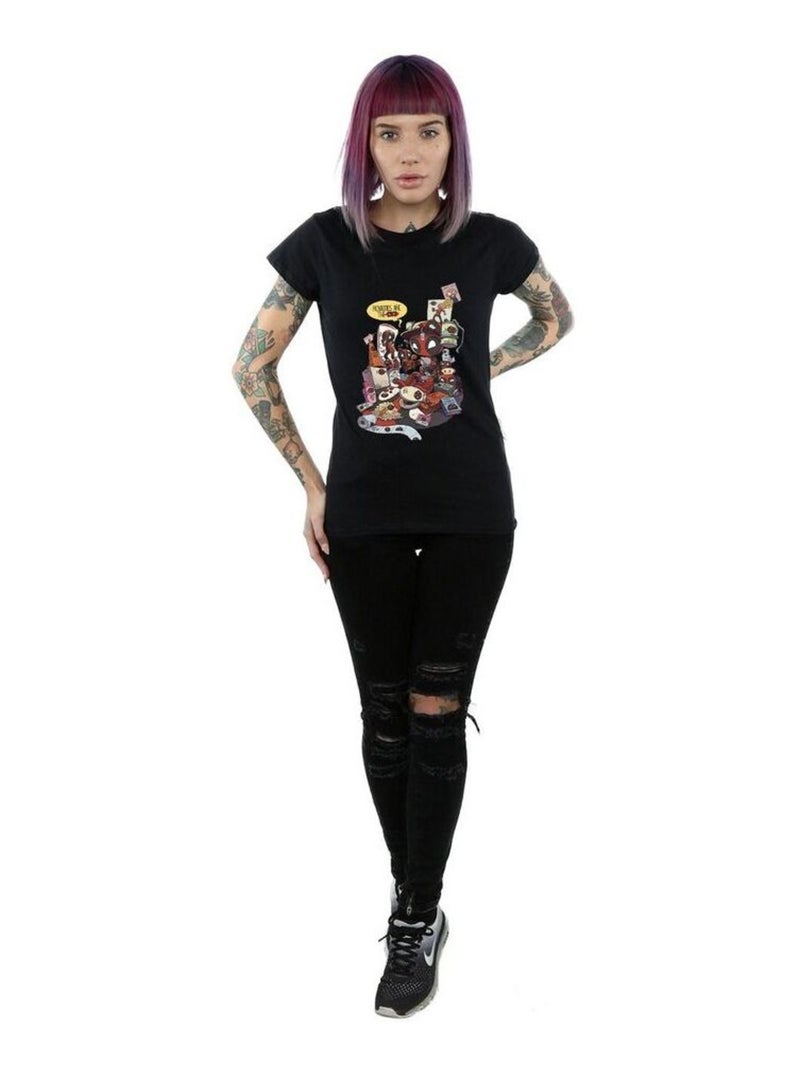 Marvel - T-shirt MERCHANDISE ROYALTIES Noir - Kiabi