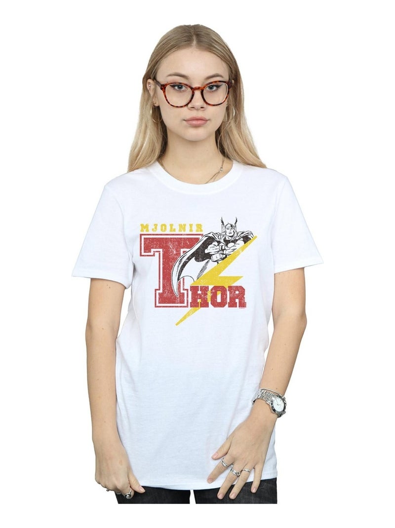 Marvel - T-shirt MJOLNIR Blanc - Kiabi