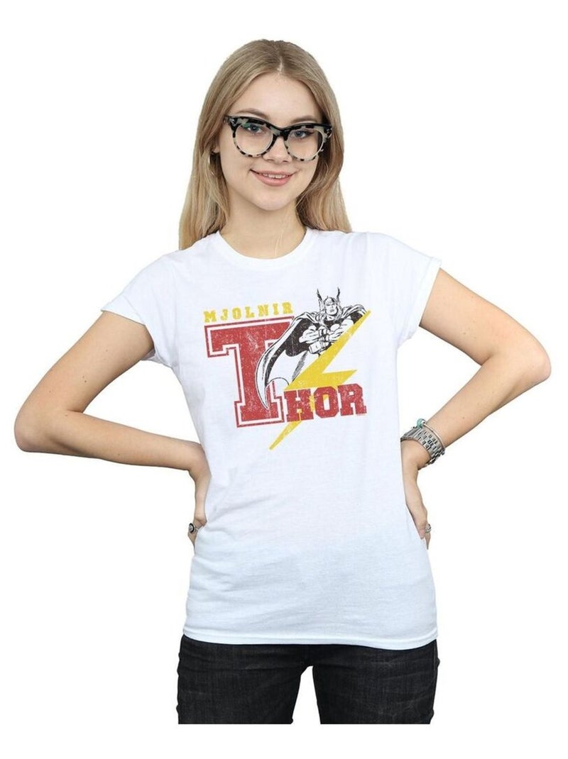 Marvel - T-shirt MJOLNIR Blanc - Kiabi