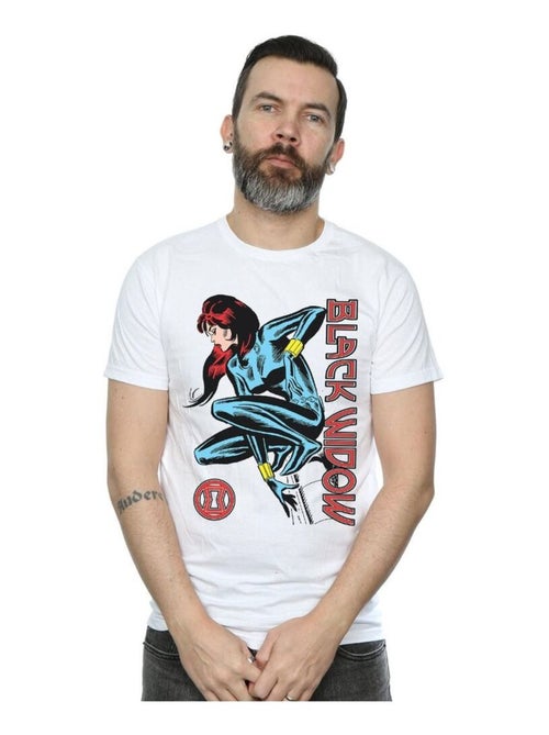 Marvel - T-shirt motif Black Widow IN ACTION - Kiabi