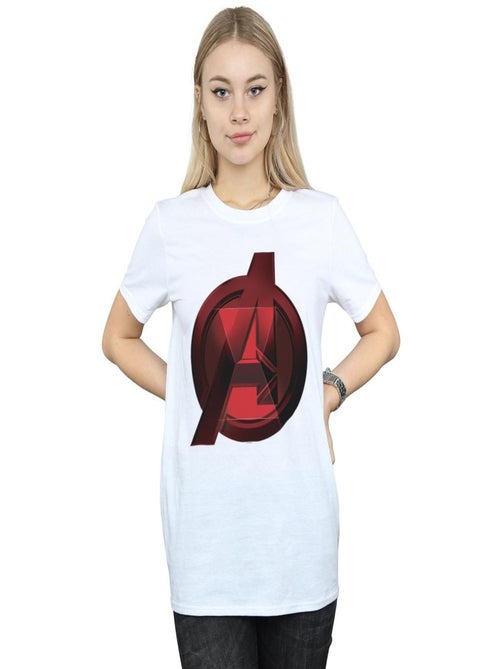 Marvel - T-shirt motif Black Widow motif/style logo AVENGERS - Kiabi