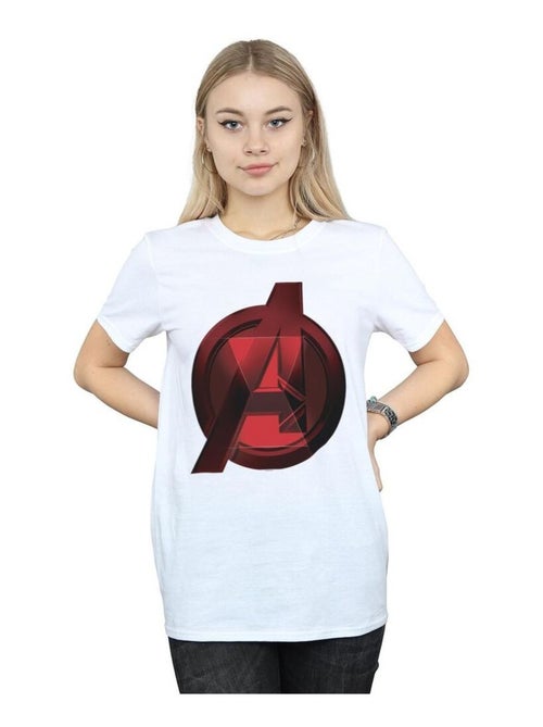 Marvel - T-shirt motif Black Widow motif/style logo AVENGERS - Kiabi