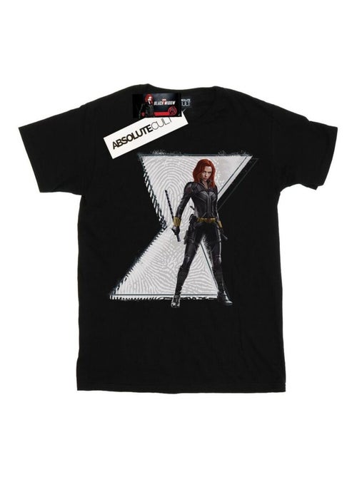 Marvel - T-shirt motif Black Widow motif/style logo - Kiabi Marvel - T-shirt motif Black Widow motif/style logo - Kiabi