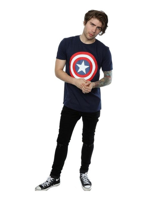 Marvel - T-shirt motif Captain America motif/style Bouclier - Kiabi
