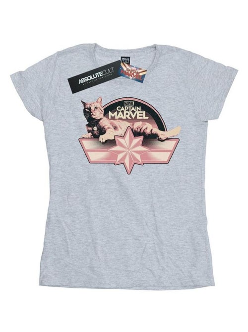 Marvel - T-shirt motif Captain Marvel et Goose CHILLIN GOOSE - Kiabi