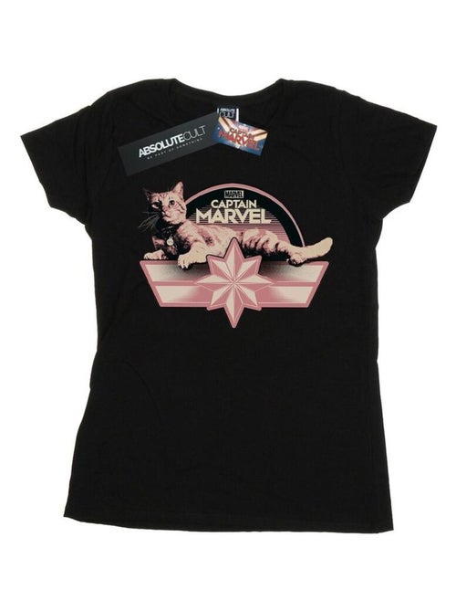 Marvel - T-shirt motif Captain Marvel et Goose CHILLIN GOOSE - Kiabi