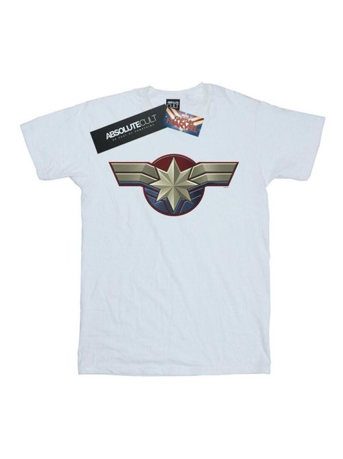 Marvel - T-shirt motif Captain Marvel motif/style emblème - Kiabi