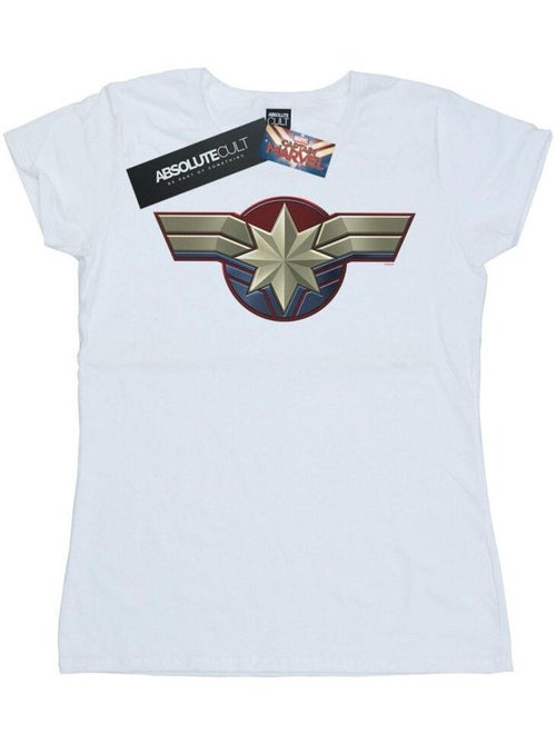 Marvel - T-shirt motif Captain Marvel motif/style emblème - Kiabi Marvel - T-shirt motif Captain Marvel motif/style emblème - Kiabi