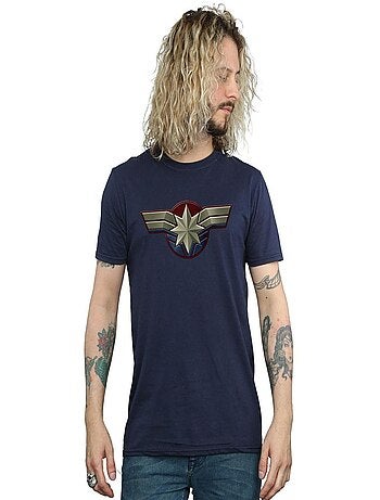 Marvel - T-shirt motif Captain Marvel motif/style emblème