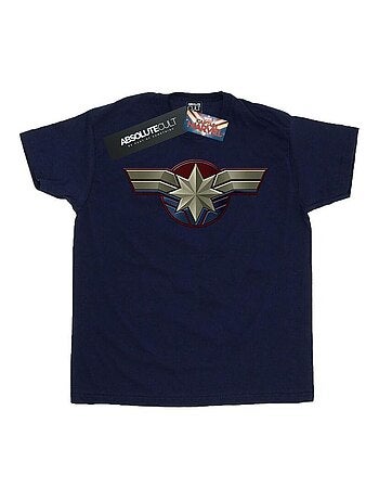 Marvel - T-shirt motif Captain Marvel motif/style emblème