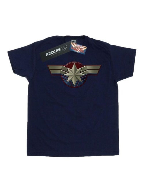 Marvel - T-shirt motif Captain Marvel motif/style emblème - Kiabi