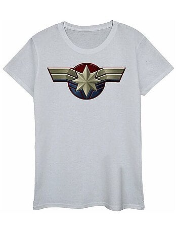 Marvel - T-shirt motif Captain Marvel motif/style emblème