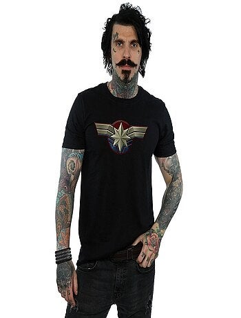 Marvel - T-shirt motif Captain Marvel motif/style emblème