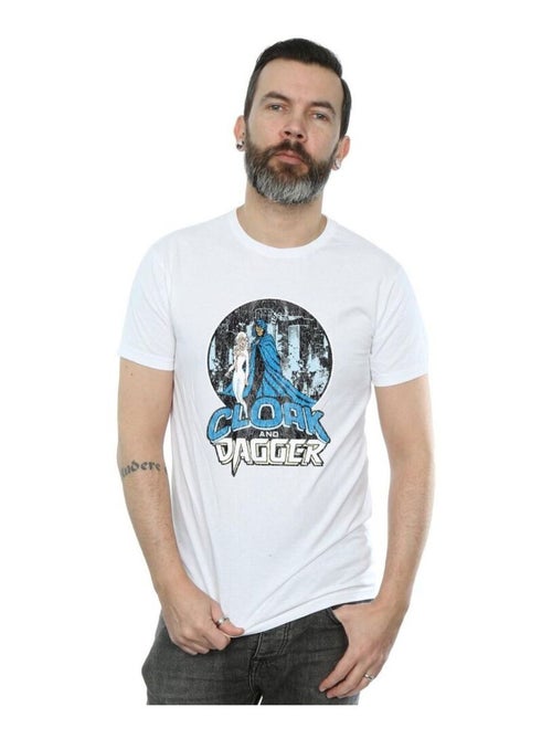 Marvel - T-shirt motif Cloak et Dagger motif/style rétro - Kiabi