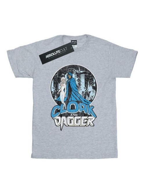 Marvel - T-shirt motif Cloak et Dagger motif/style rétro - Kiabi