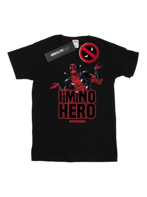 Marvel - T-shirt motif Deadpool I'M NO HERO - Kiabi