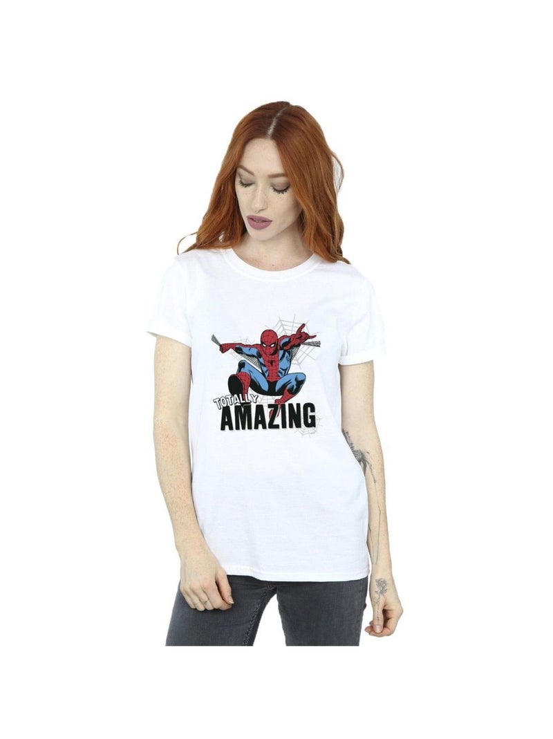 Marvel - T-shirt motif Homme araignée AMAZING Blanc - Kiabi